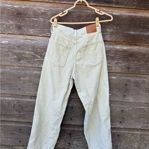 Levi's Light Green Corduroy Pants